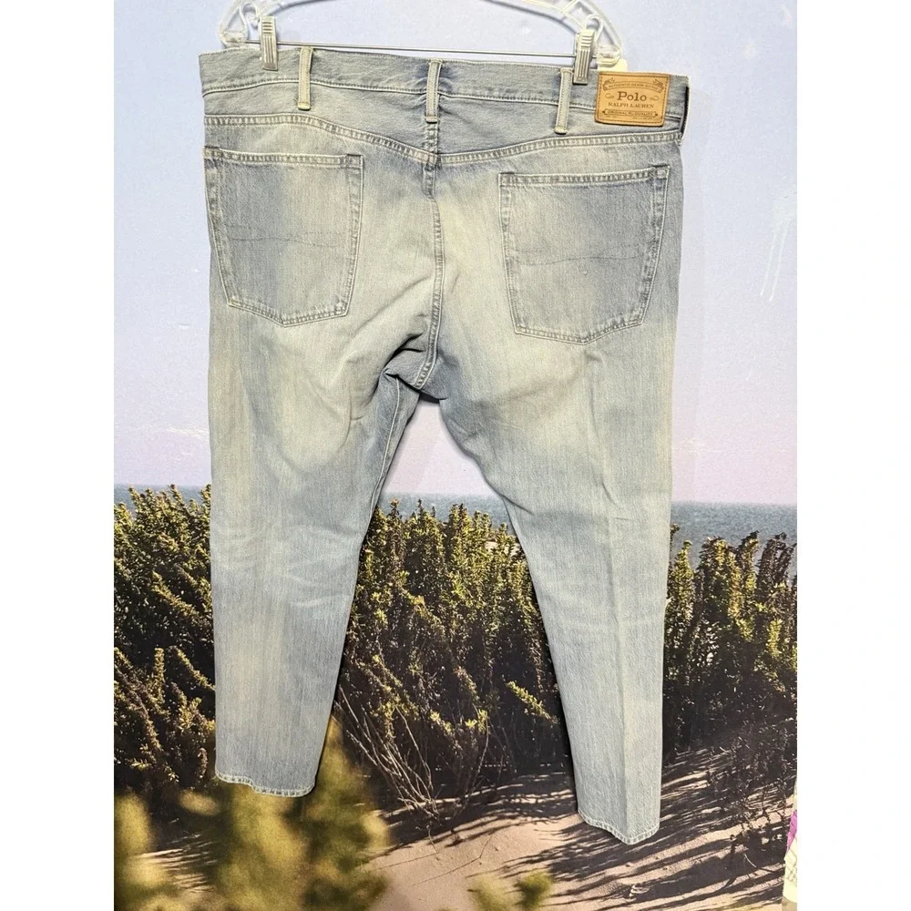 Polo Ralph Lauren Hampton Relaxed Straight Blue Jeans 40x30